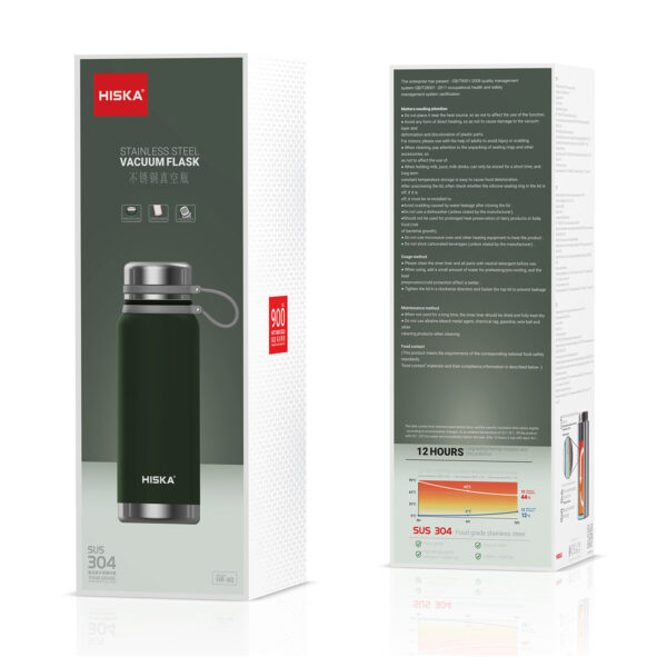 فلاسک سفری استیل هیسکا مدل HR-80 - Image 4