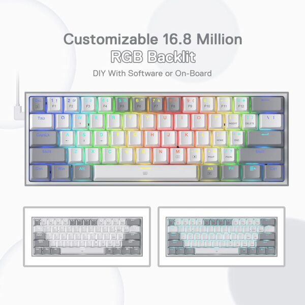کیبورد گیمینگ ردراگون مدل K617 FIZZ - Image 4