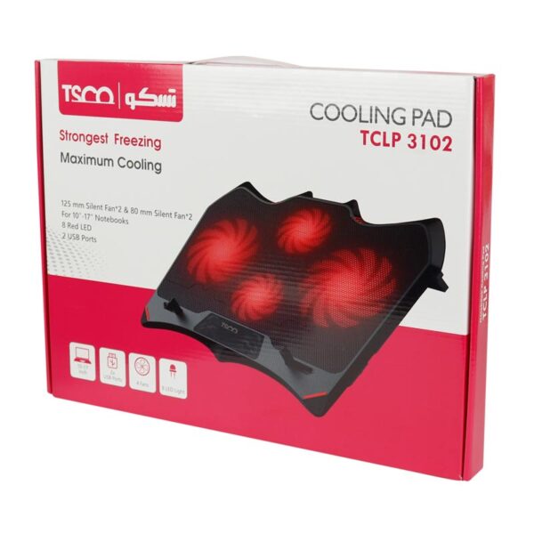 پایه خنک کننده لپ تاپ تسکو مدل TCLP 3102 - Image 4