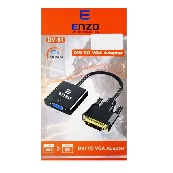 تبدیل ENZO DVI TO VGA DV-61 - Image 2