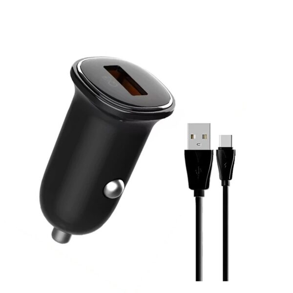 شارژر فندکی 30 وات الدینیو مدل C105 به همراه کابل USB-C - Image 1