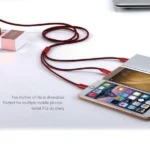 کابل تبدیل USB به لایتنینگ/microUSB امی مدل MY-447 - Image 2
