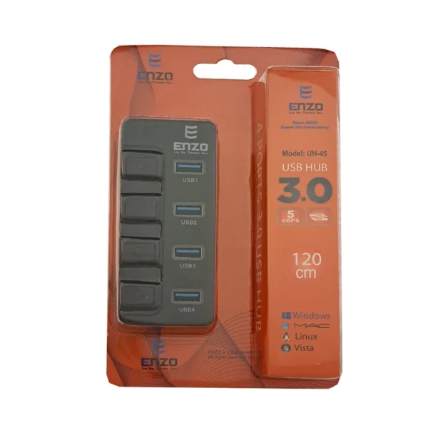 هاب 4 پورت انزو مدل UH-45 - Image 2