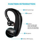 هدست بلوتوث تک گوش S109