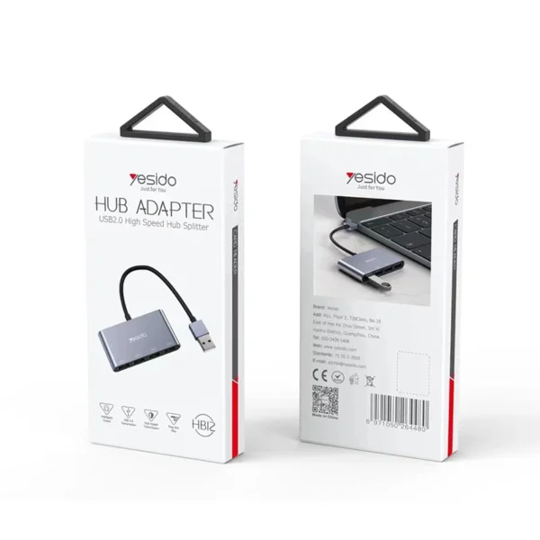 هاب 4 پورت USB یسیدو مدل HB12 - Image 5