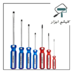 پیچ گوشتی دسته کریستالی 7 عددی هاربر