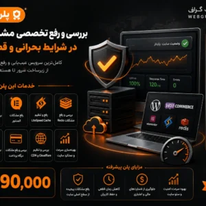 بررسی و رفع تخصصی مشکلات سایت | پلن پیشرفته